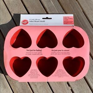 Wilton Red Heart Silicone Baking Mold